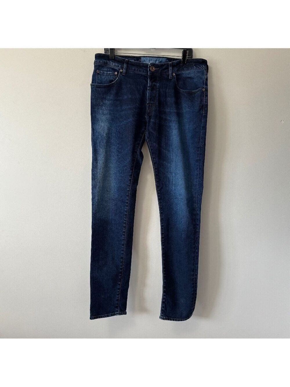 Jacob Cohen Dark Blue Slim Men Jeans 36